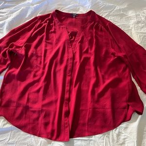 NYDJ Red Blouse